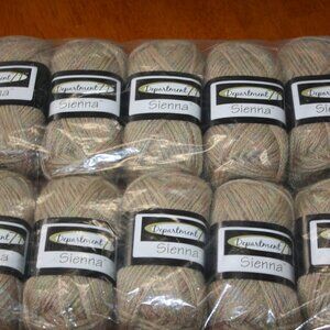 Yarn Large lot of 10 Department 71 Sienna
